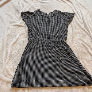 Black and White Check Dress | Old Navy